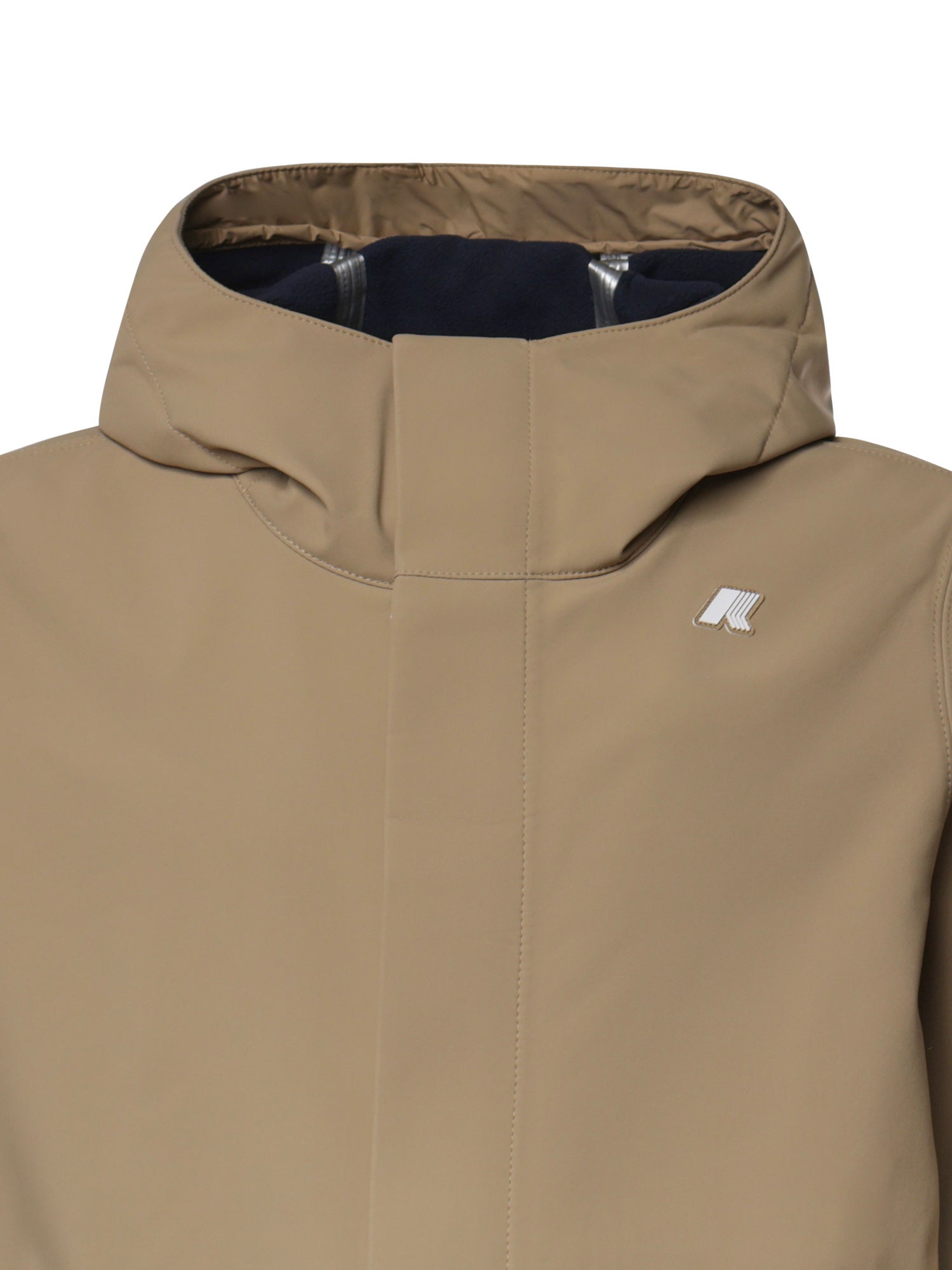 Giacca lunga Thomas Bonded con logo K7126WW DB6 K-WAY 