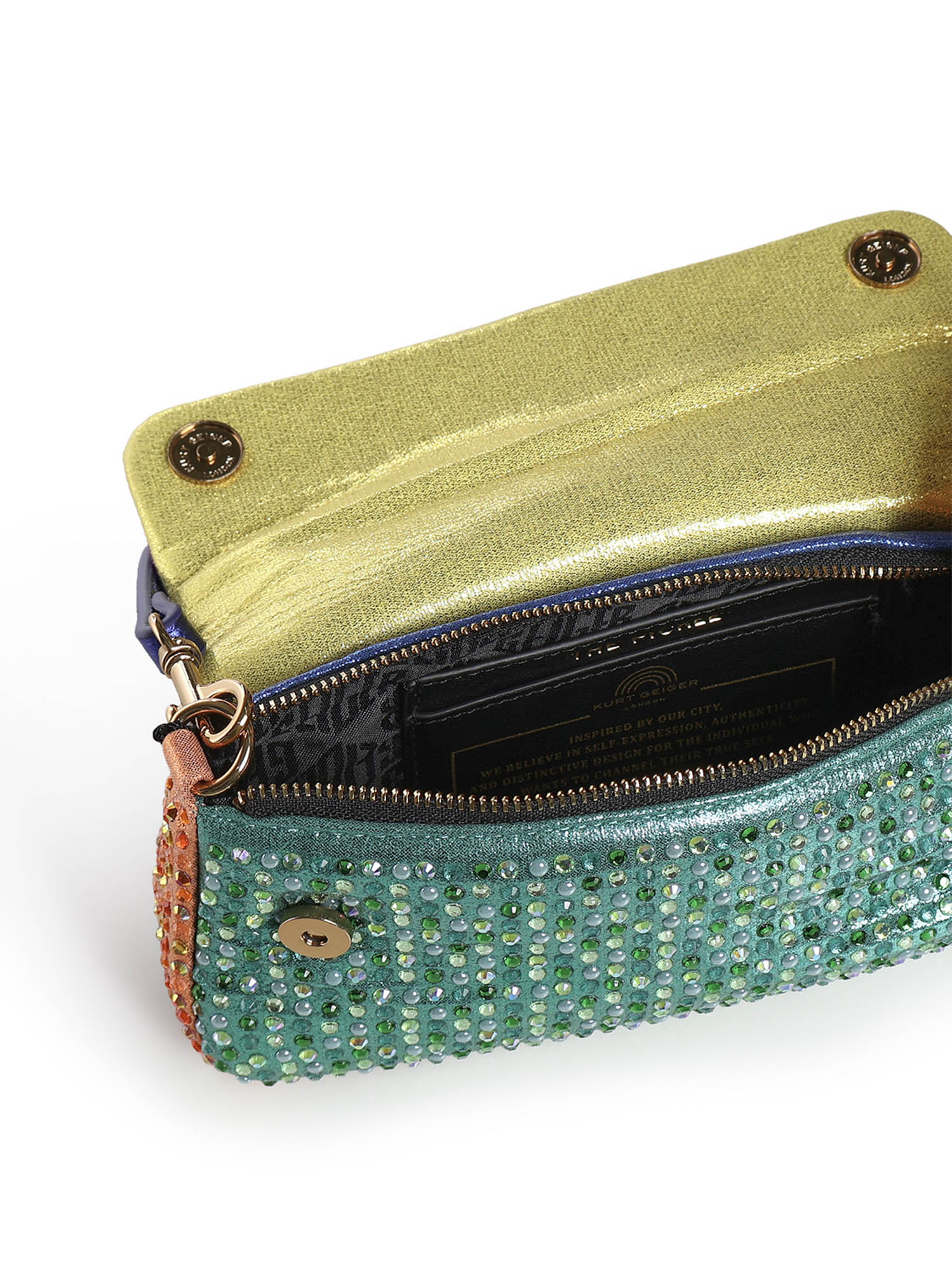Borsa a spalla Pickle con cristalli 5579269609 MULT KURT GEIGER 