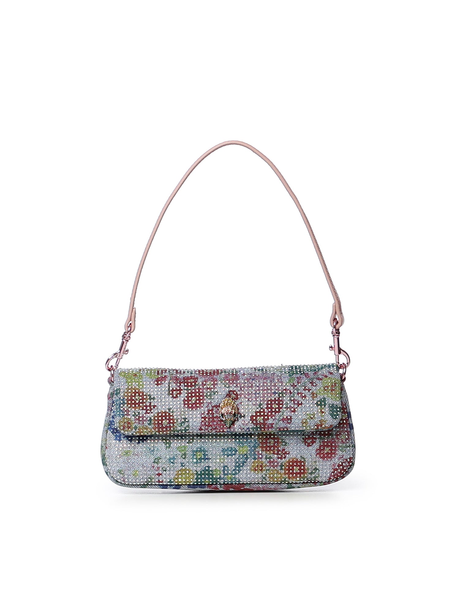 Borsa a spalla Pickle con cristalli 5579286669 BLUE KURT GEIGER 
