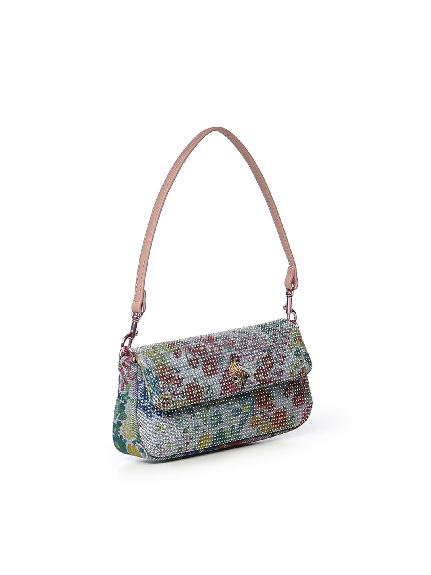 Borsa a spalla Pickle con cristalli 5579286669 BLUE KURT GEIGER 