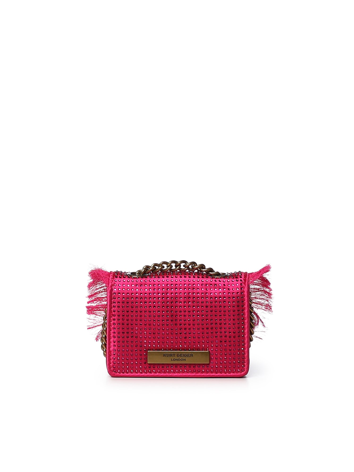 Borsa Micro Kensington con cristalli 5848252609 FUCHSIA KURT GEIGER 