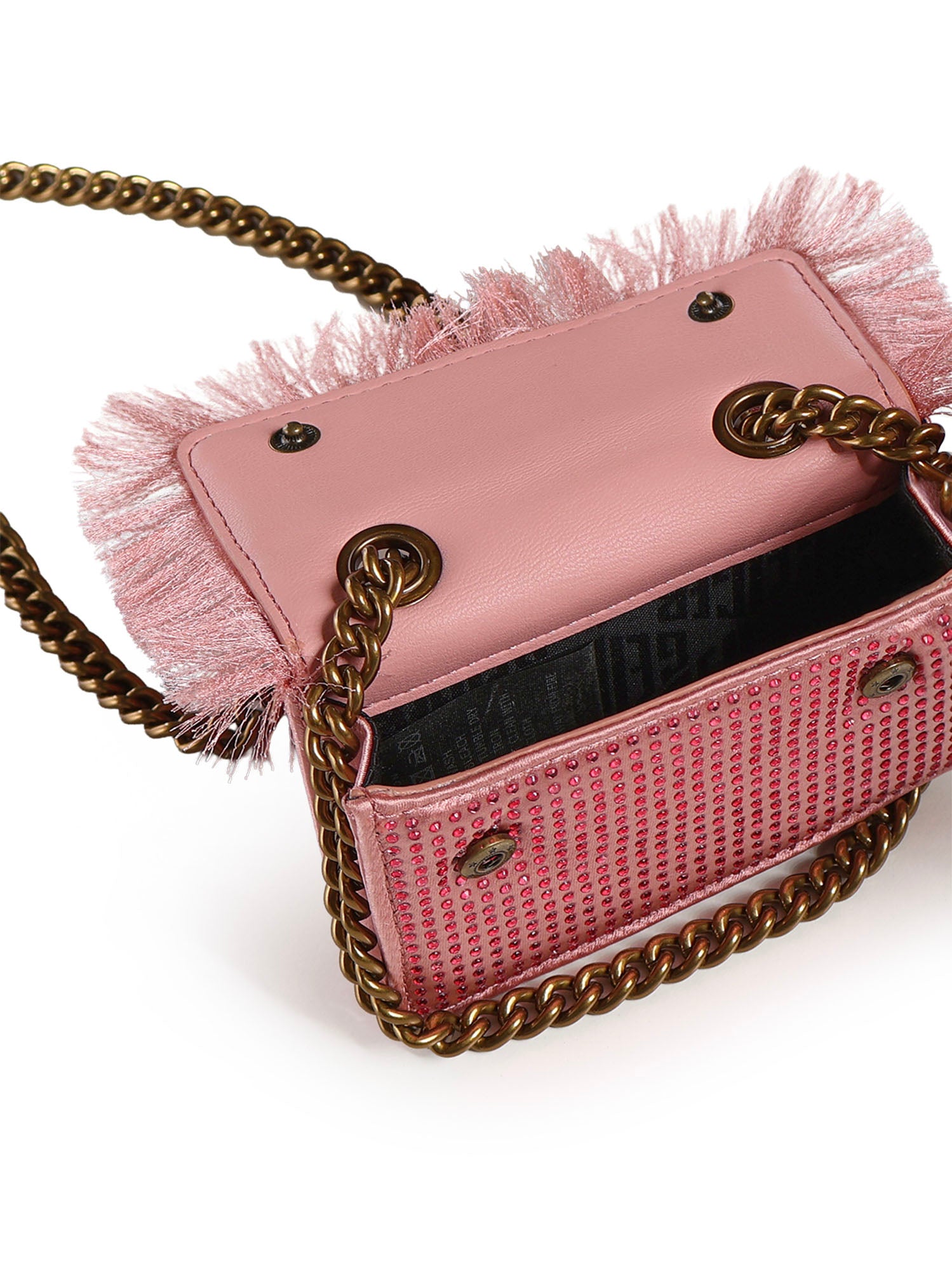 Borsa Micro Kensington con cristalli 5848253609 PALE PINK KURT GEIGER 