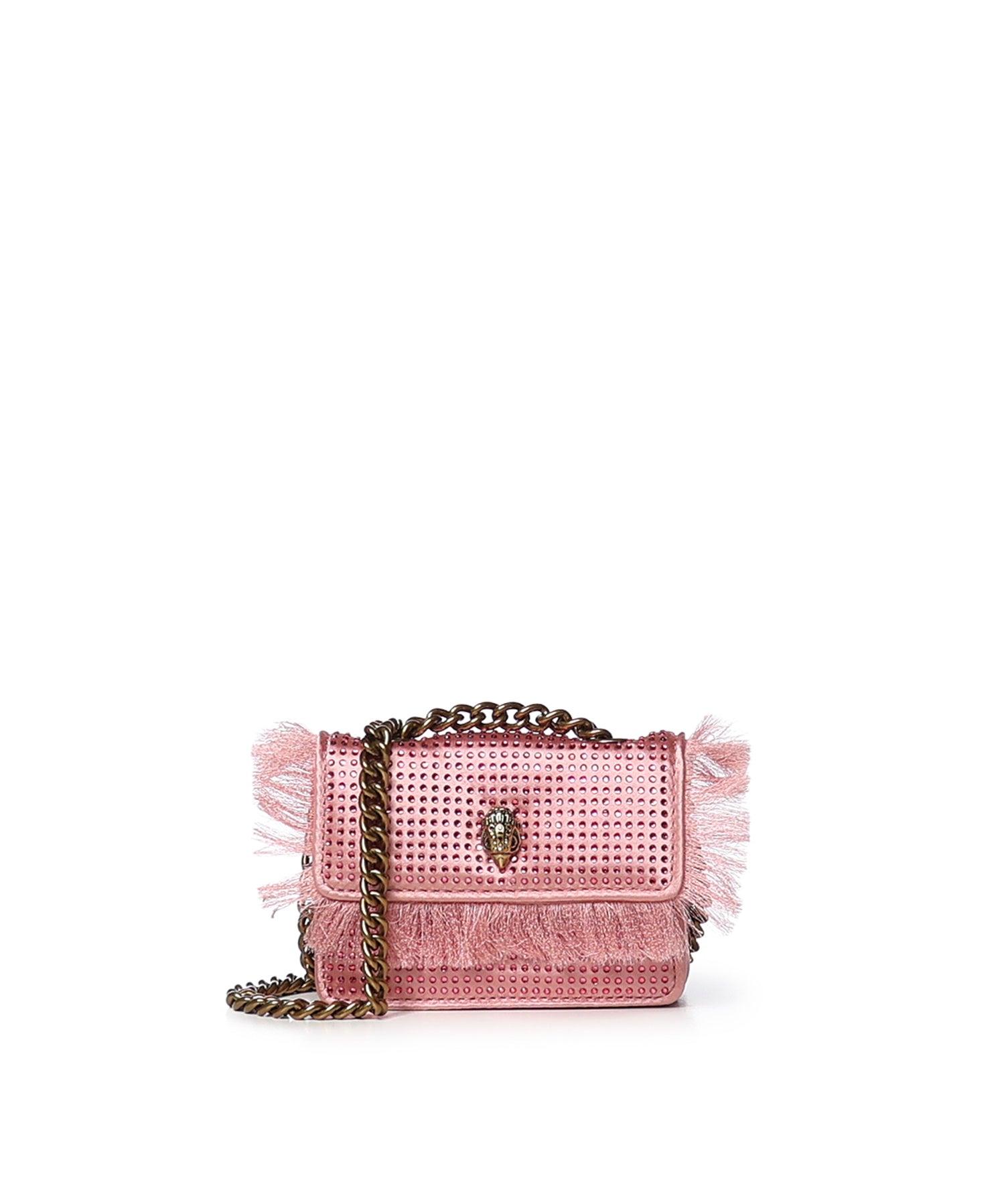 Borsa Micro Kensington con cristalli 5848253609 PALE PINK KURT GEIGER 