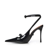 Pumps Buckle Point Court in vernice 5850200309 BLACK PATENT KURT GEIGER 