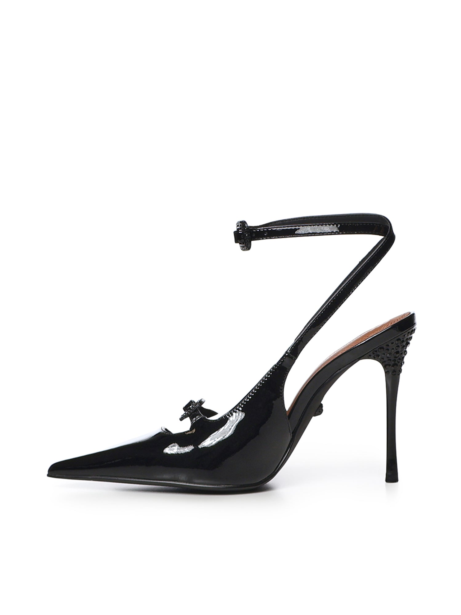 Pumps Buckle Point Court in vernice 5850200309 BLACK PATENT KURT GEIGER 