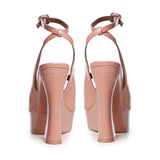 Sandalo con plateau in vernice 5850396309 PEACH-PATENT KURT GEIGER 
