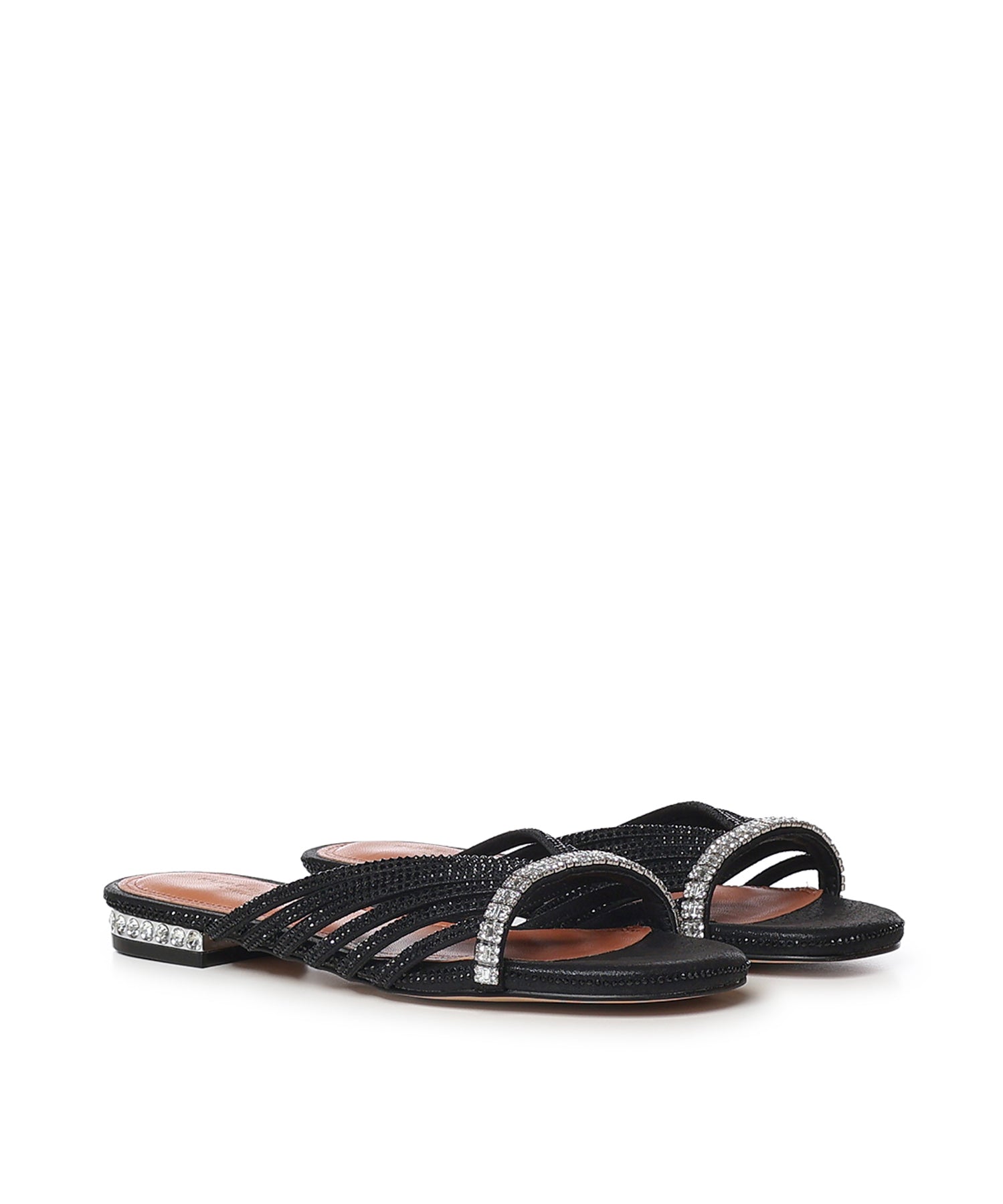 Sandali flat con cristalli 5853700609 BLACK KURT GEIGER 