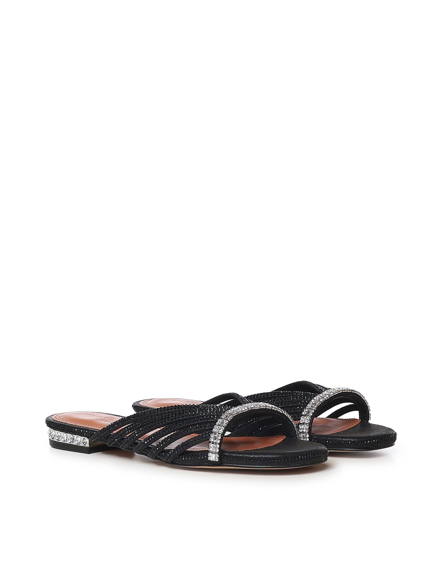 Sandali flat con cristalli 5853700609 BLACK KURT GEIGER 