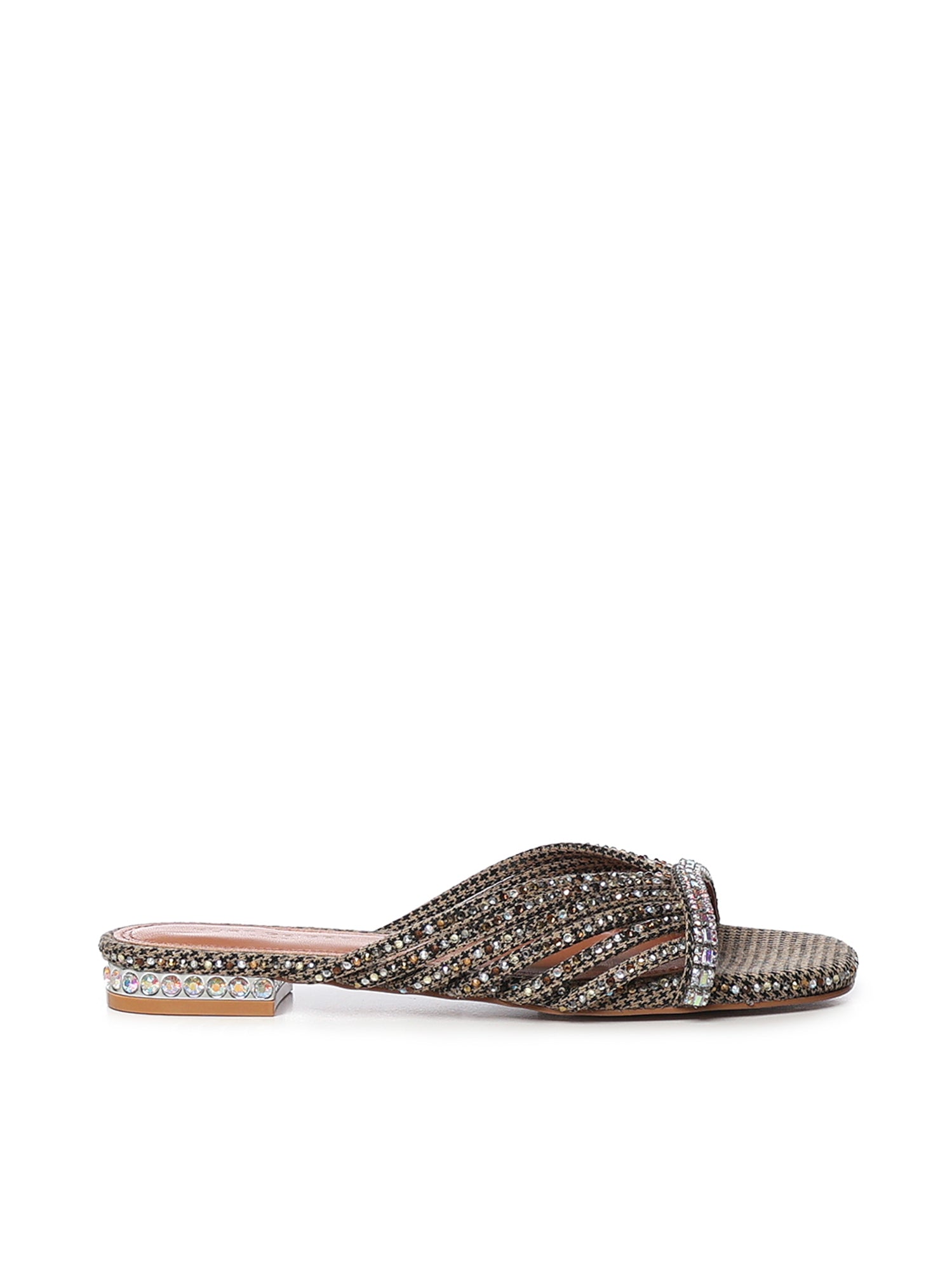 Sandali flat con cristalli 5853743609 BEIGE KURT GEIGER 