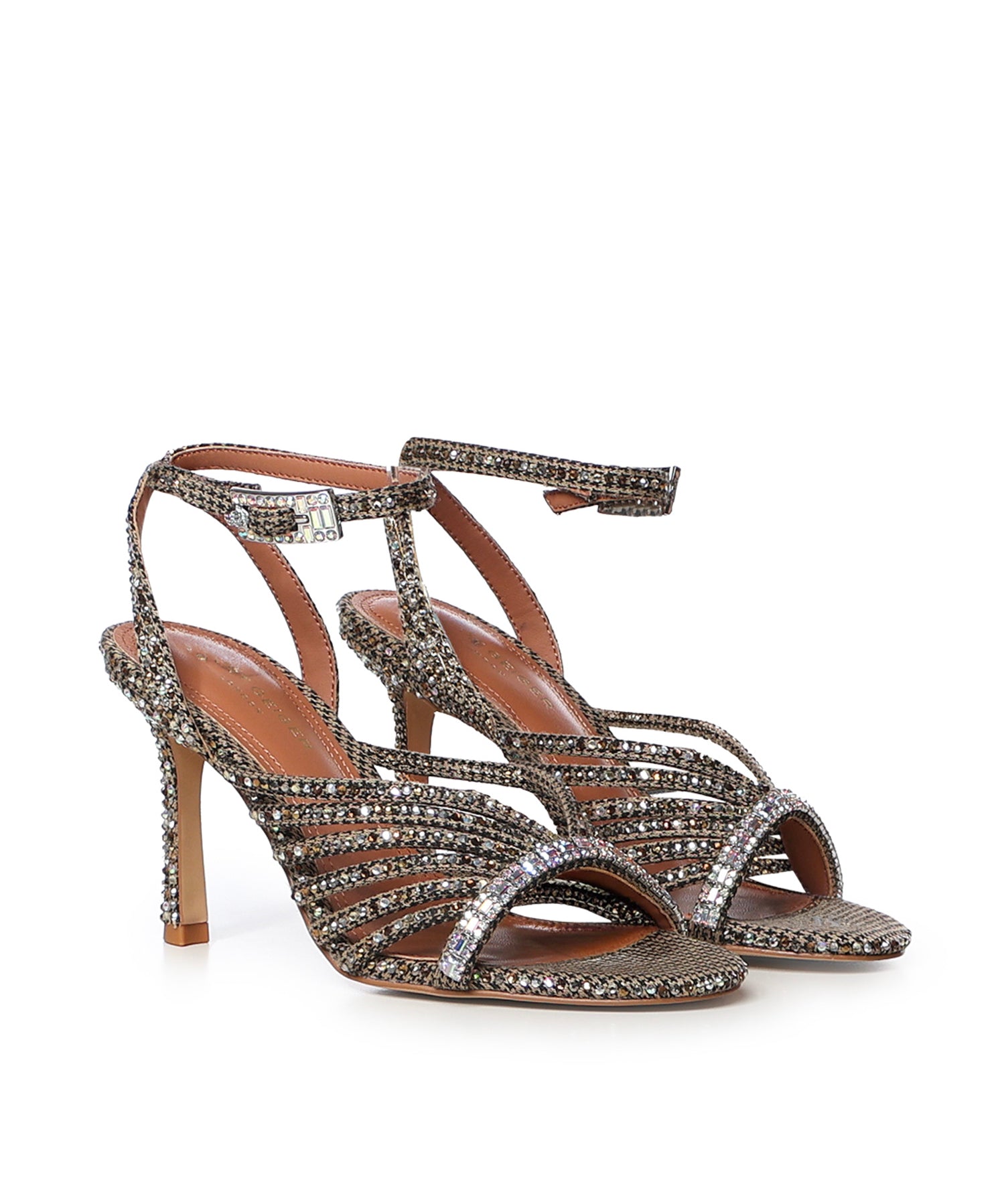 Sandali Strappy con cristalli 5853843609 BEIGE KURT GEIGER 