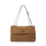 Borsa Chelsea grande in suede<BR/> 6154033209 TAN KURT GEIGER 