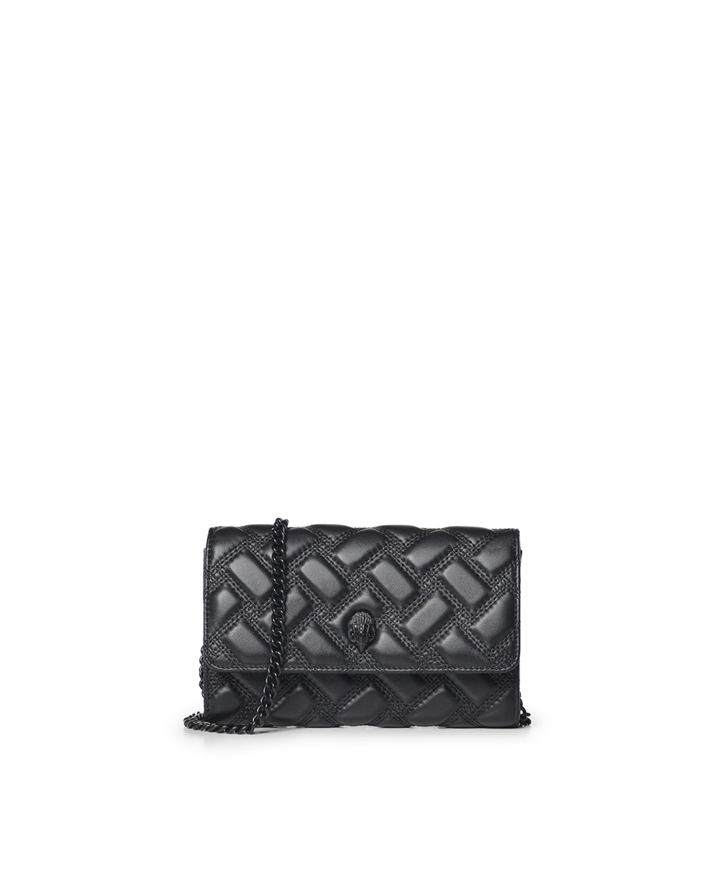 Portafoglio con catena Kensington in pelle 648400109 BLACK KURT GEIGER 