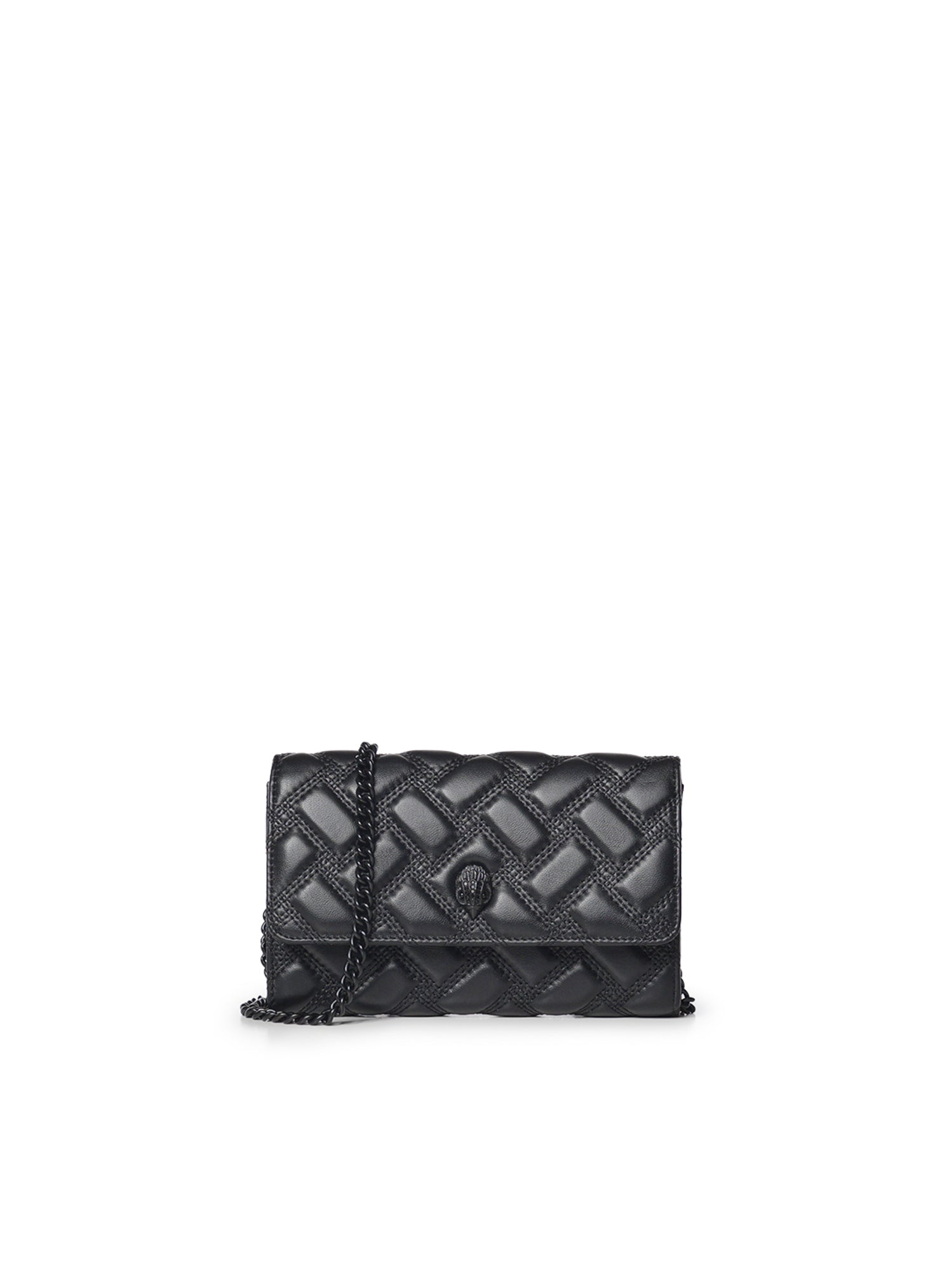 Portafoglio con catena Kensington in pelle 648400109 BLACK KURT GEIGER 