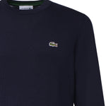 Pullover in cotone con logo AH1985 166 LACOSTE 