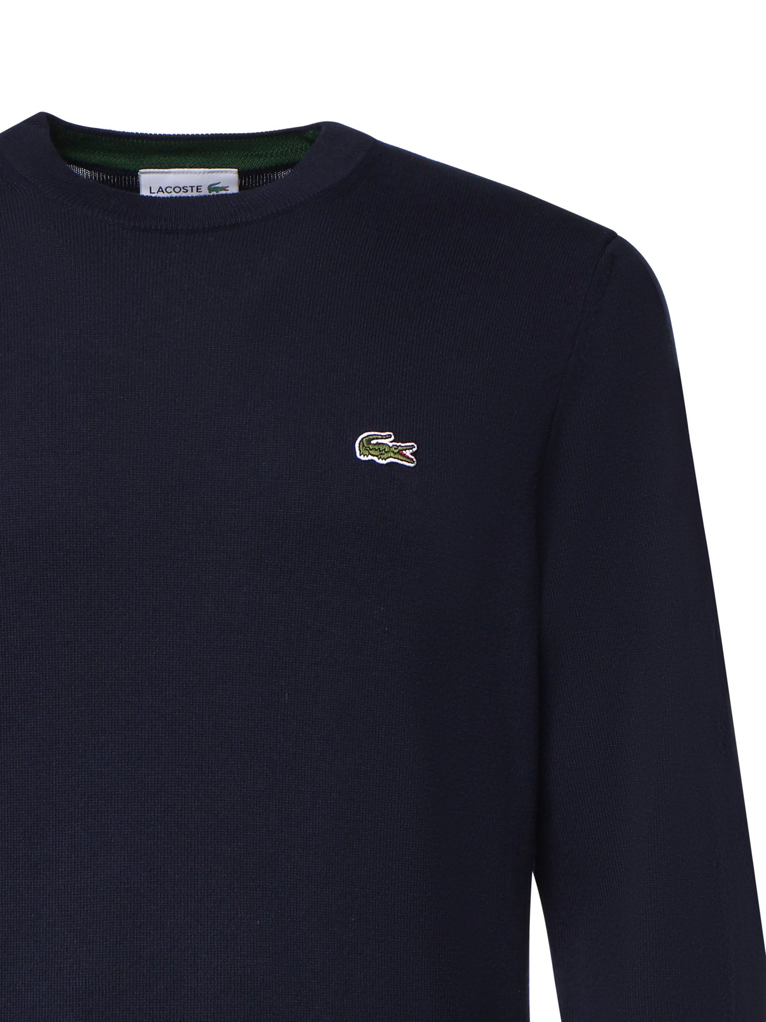 Pullover in cotone con logo AH1985 166 LACOSTE 