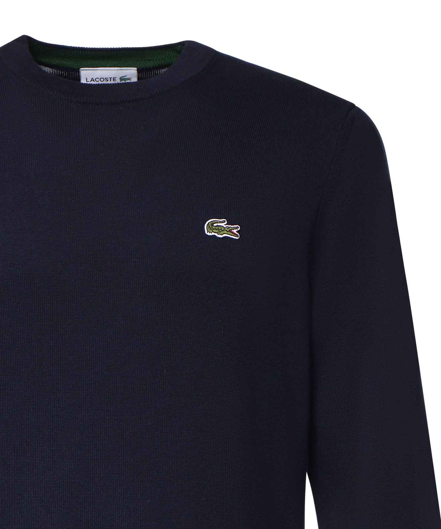 Pullover in cotone con logo AH1985 166 LACOSTE 