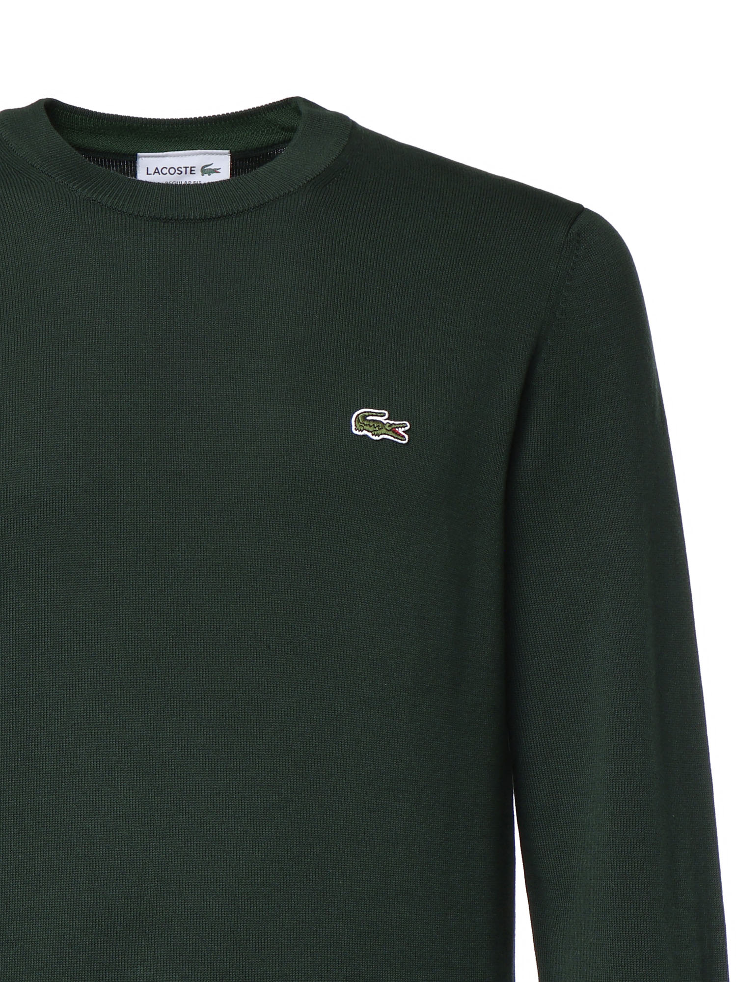 Pullover in cotone con logo AH1985 YZP LACOSTE 