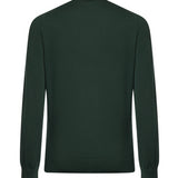 Pullover in cotone con logo AH1985 YZP LACOSTE 
