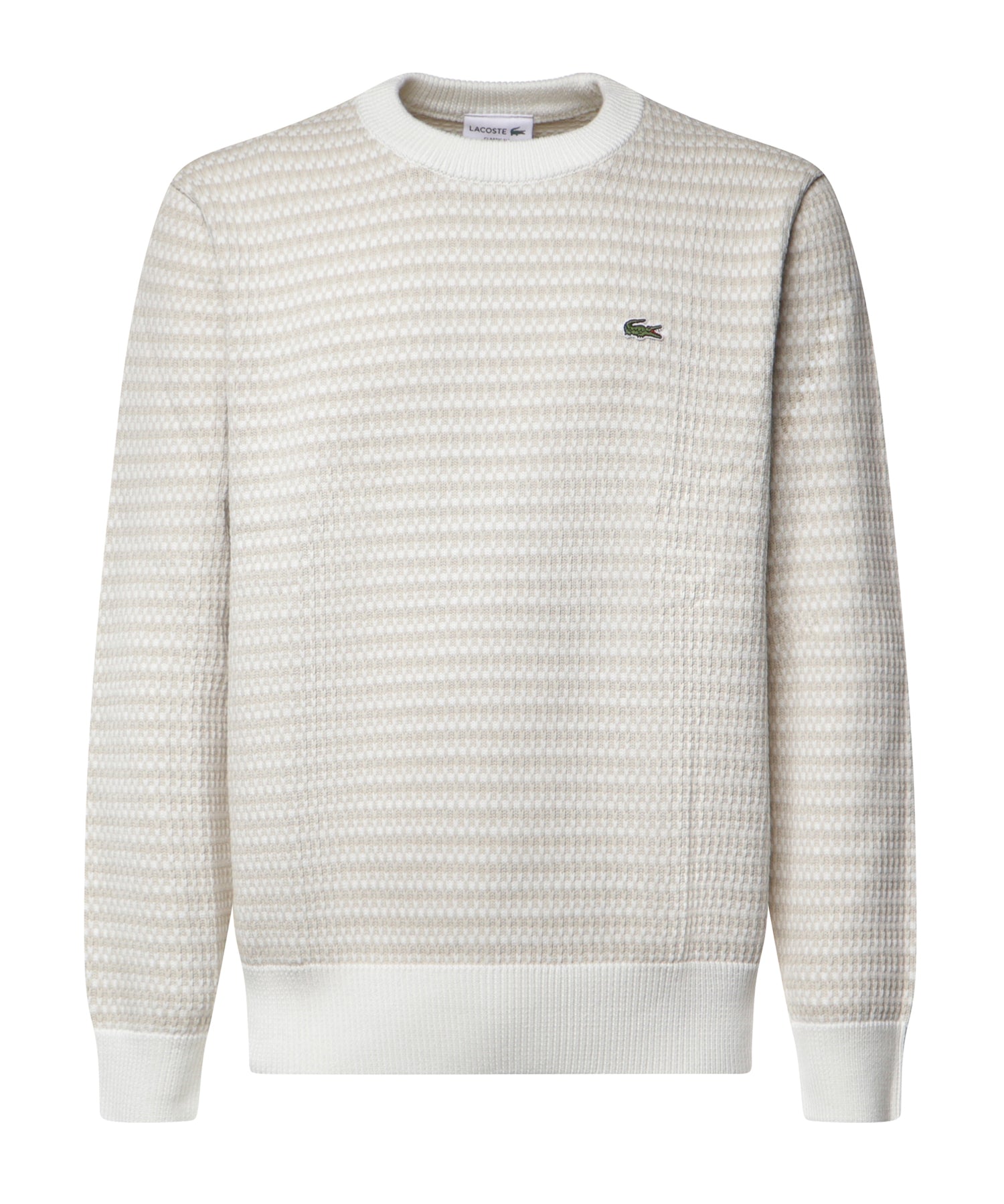 Pullover jacquard in misto cotone AH8569 WL6 LACOSTE 