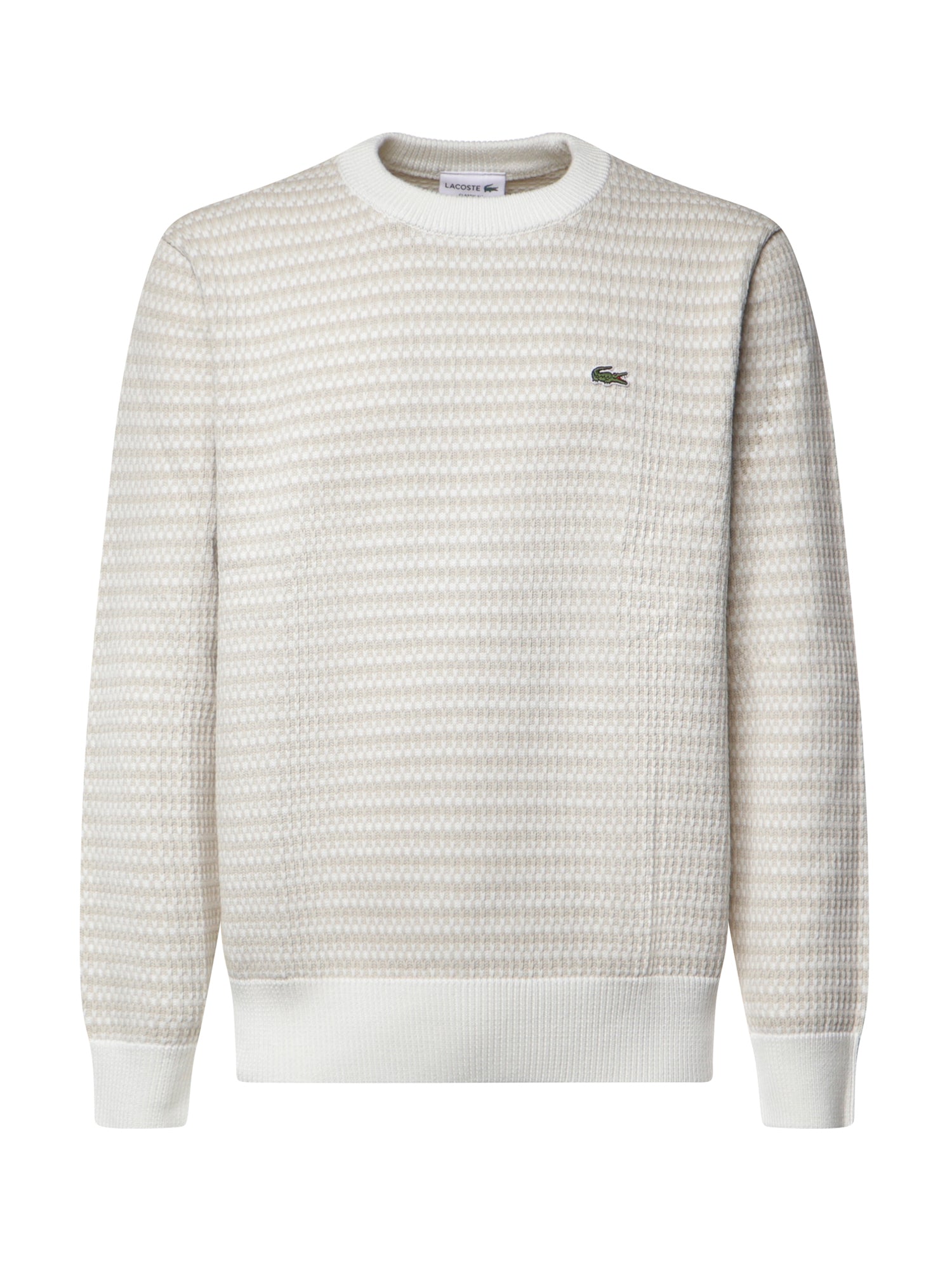 Pullover jacquard in misto cotone AH8569 WL6 LACOSTE 