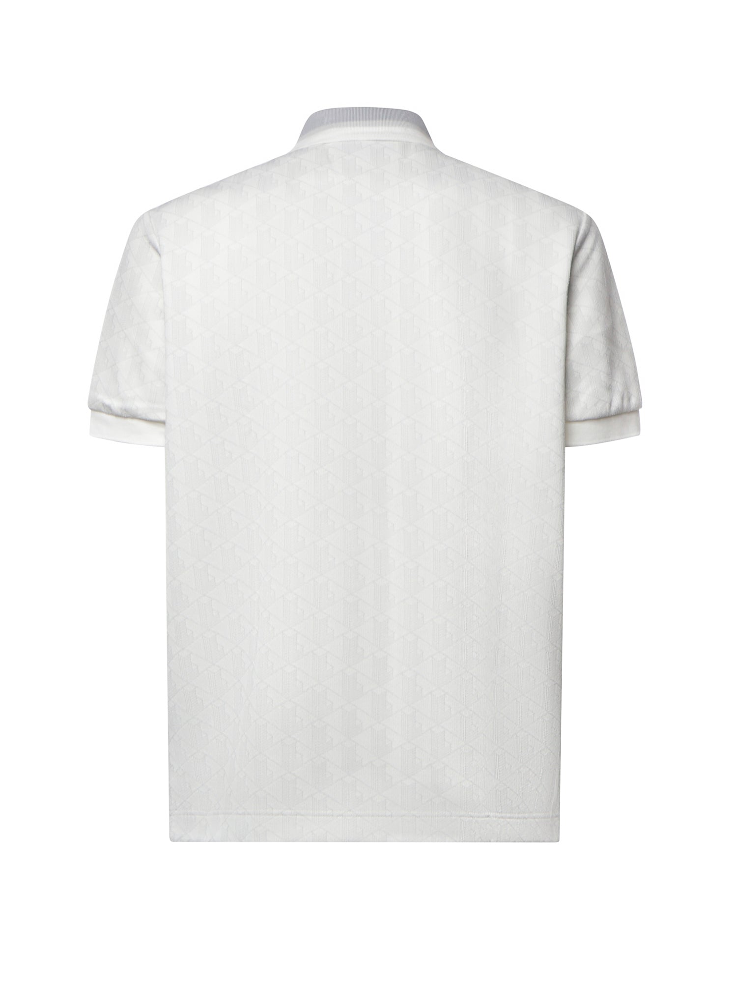 Polo in jacquard con monogramma DH1417 4IW LACOSTE 