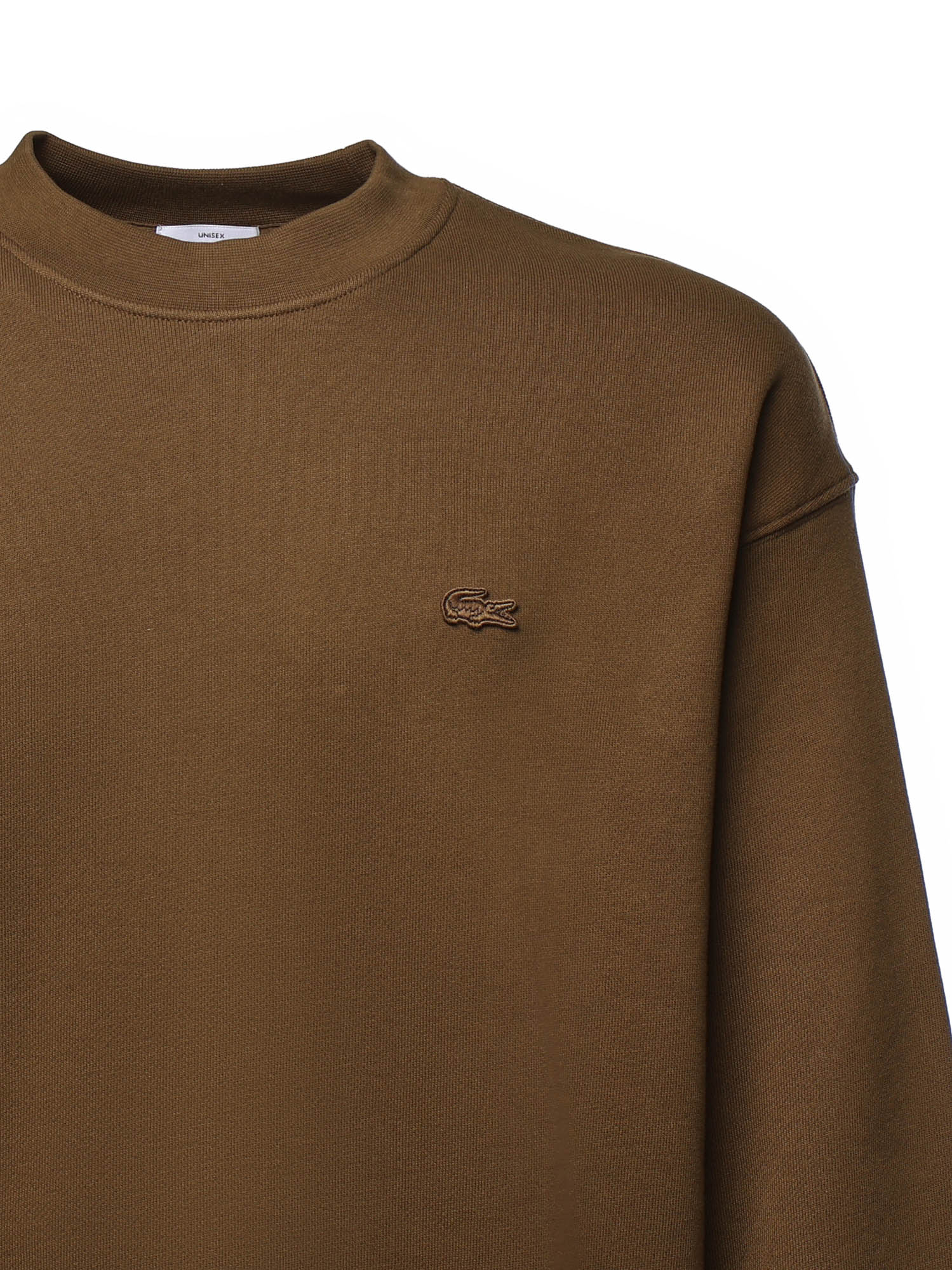 Felpa in cotone con logo SH7745 DPD LACOSTE 
