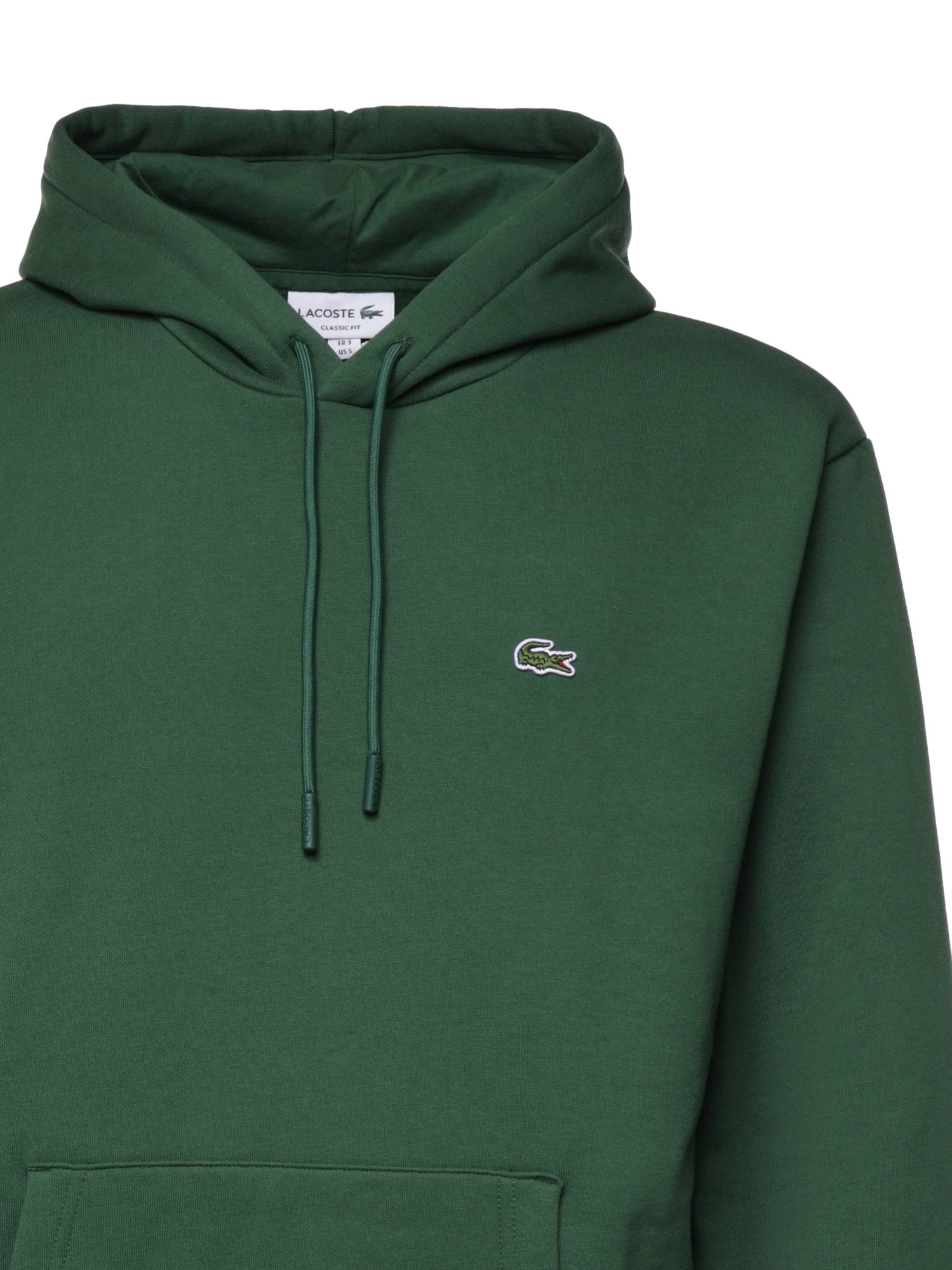 Felpa con cappuccio in tessuto felpato SH8863 132 LACOSTE 