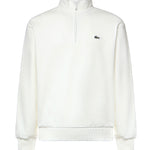 Felpa con collo alto e zip in misto cotone SH8866 70V LACOSTE 