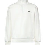 Felpa con collo alto e zip in misto cotone SH8866 70V LACOSTE 