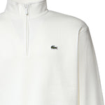Felpa con collo alto e zip in misto cotone SH8866 70V LACOSTE 