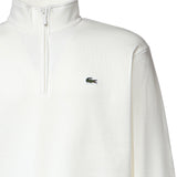 Felpa con collo alto e zip in misto cotone SH8866 70V LACOSTE 