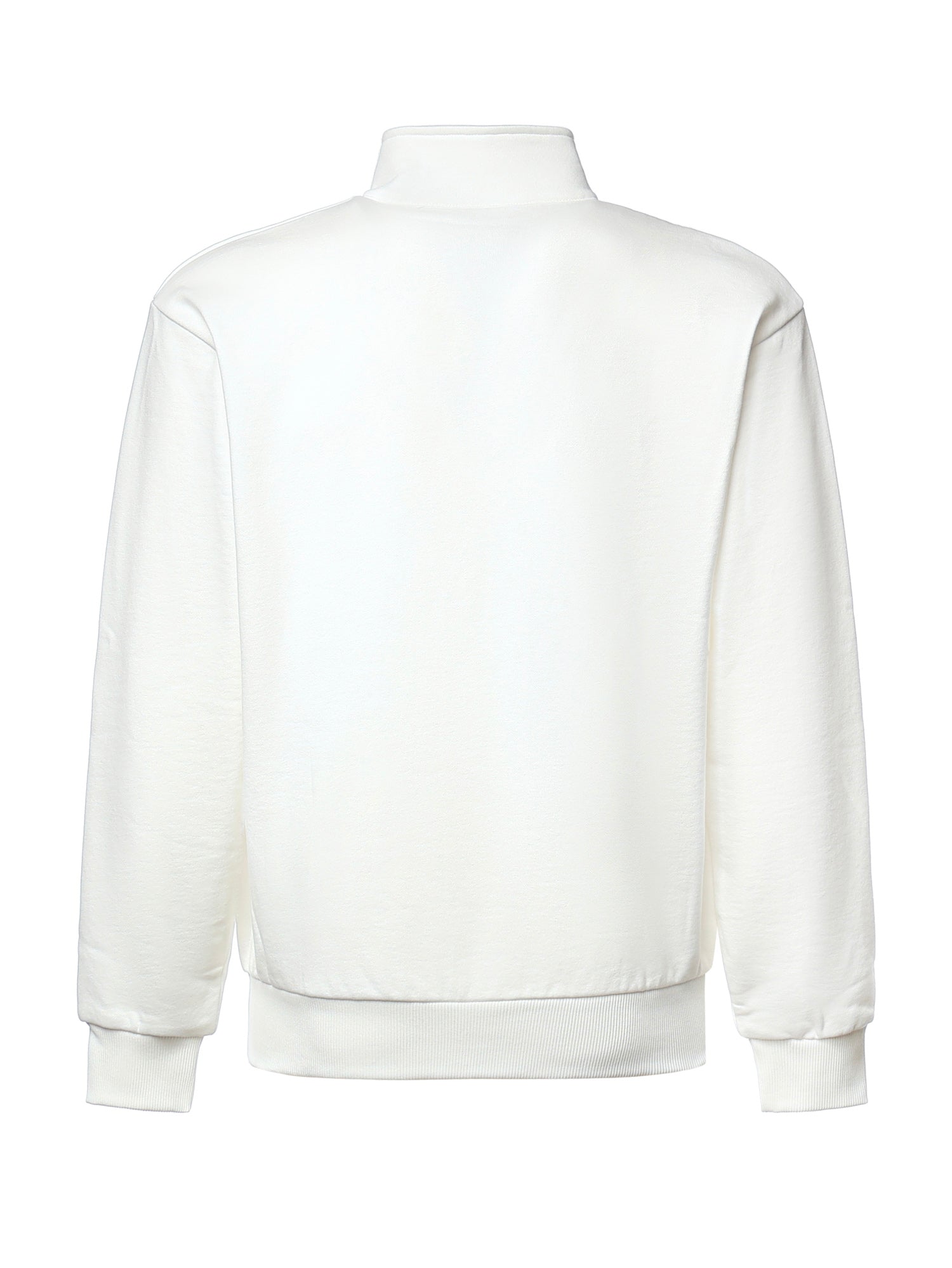 Felpa con collo alto e zip in misto cotone SH8866 70V LACOSTE 