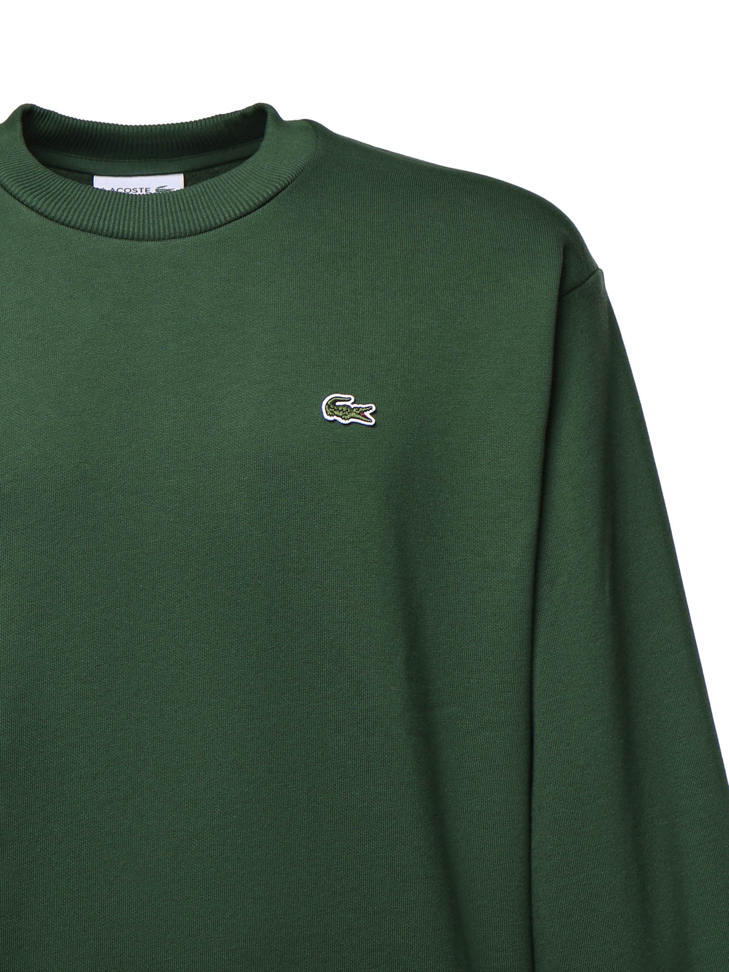 Felpa in misto cotone con logo SH8868 132 LACOSTE 