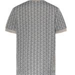 T-shirt con monogramma jacquard TH1197 41I LACOSTE 