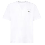 T-shirt in cotone con logo TH7318 001 LACOSTE 