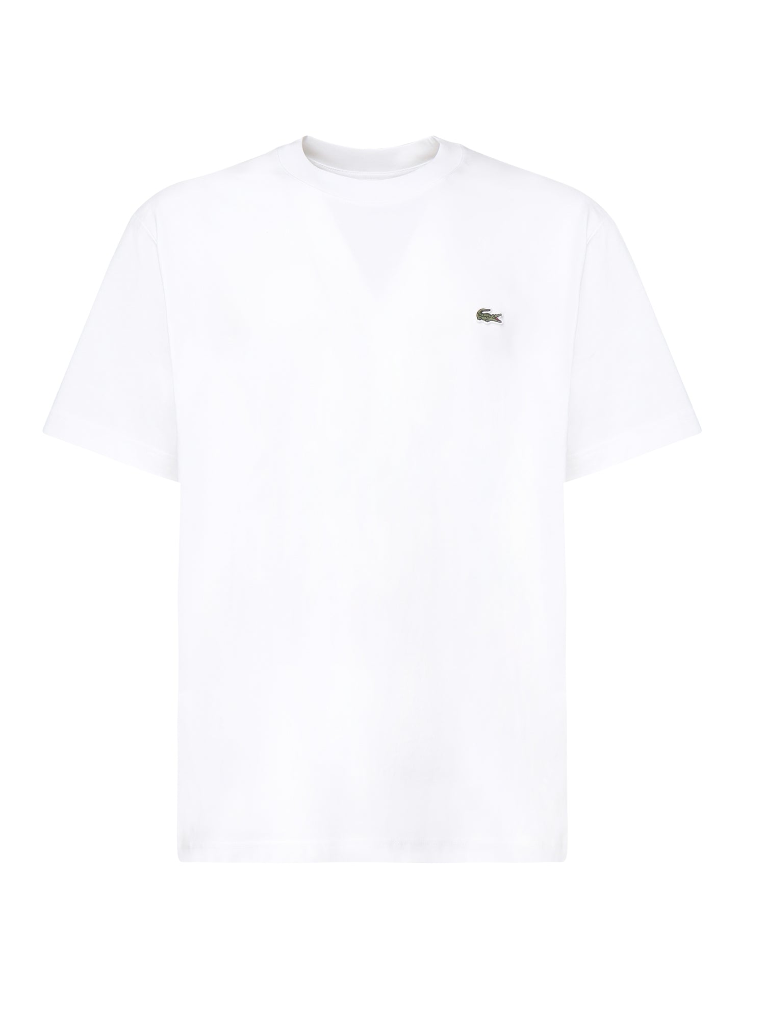 T-shirt in cotone con logo TH7318 001 LACOSTE 