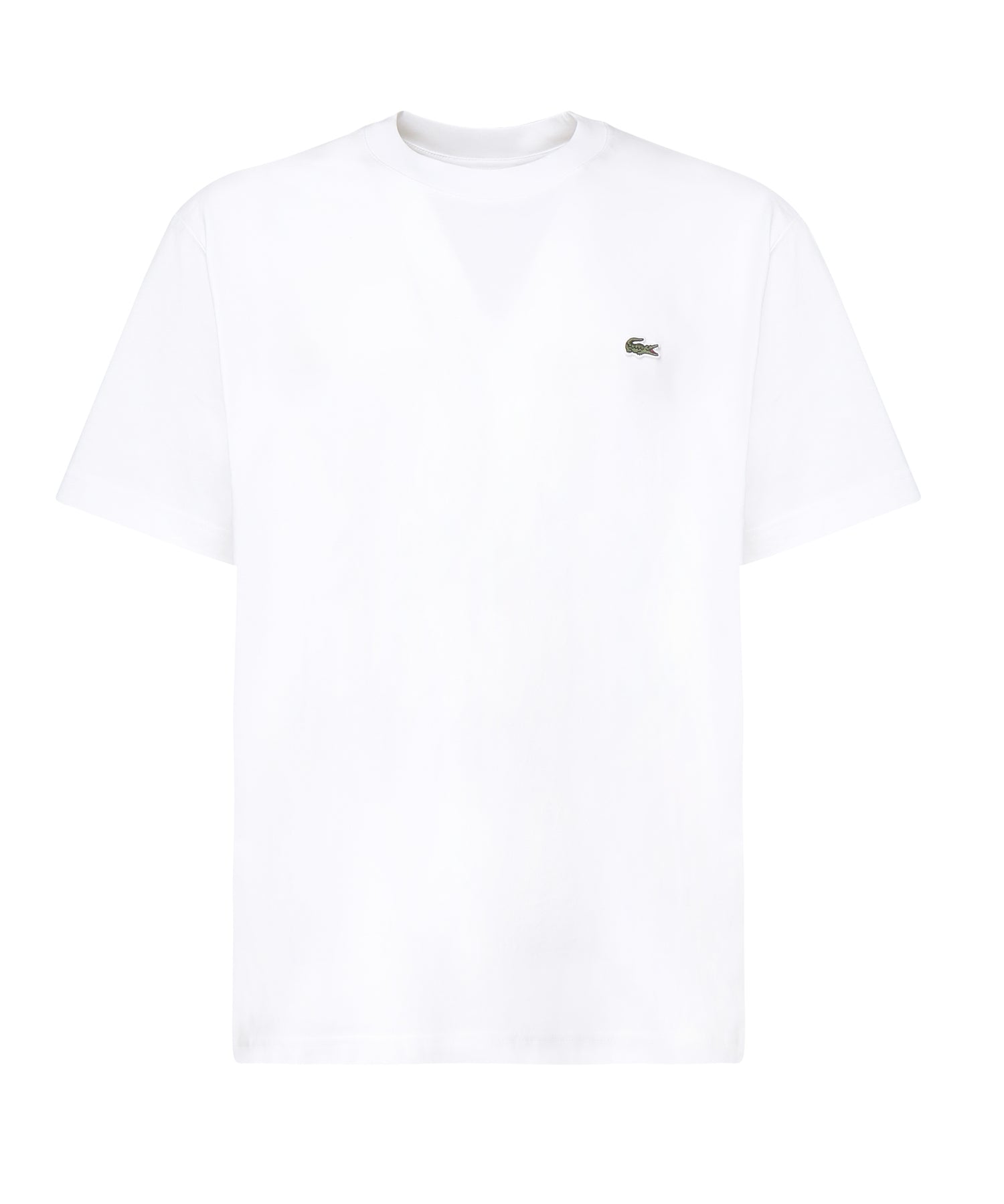 T-shirt in cotone con logo TH7318 001 LACOSTE 