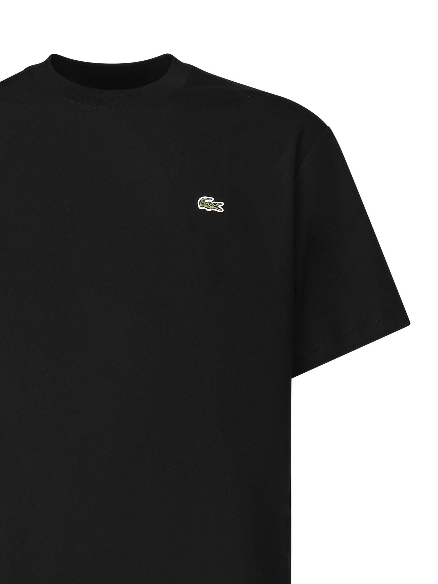 T-shirt in cotone con logo TH7318 031 LACOSTE 