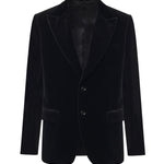 Blazer monopetto in velluto AC6929E CN65503999 LARDINI 