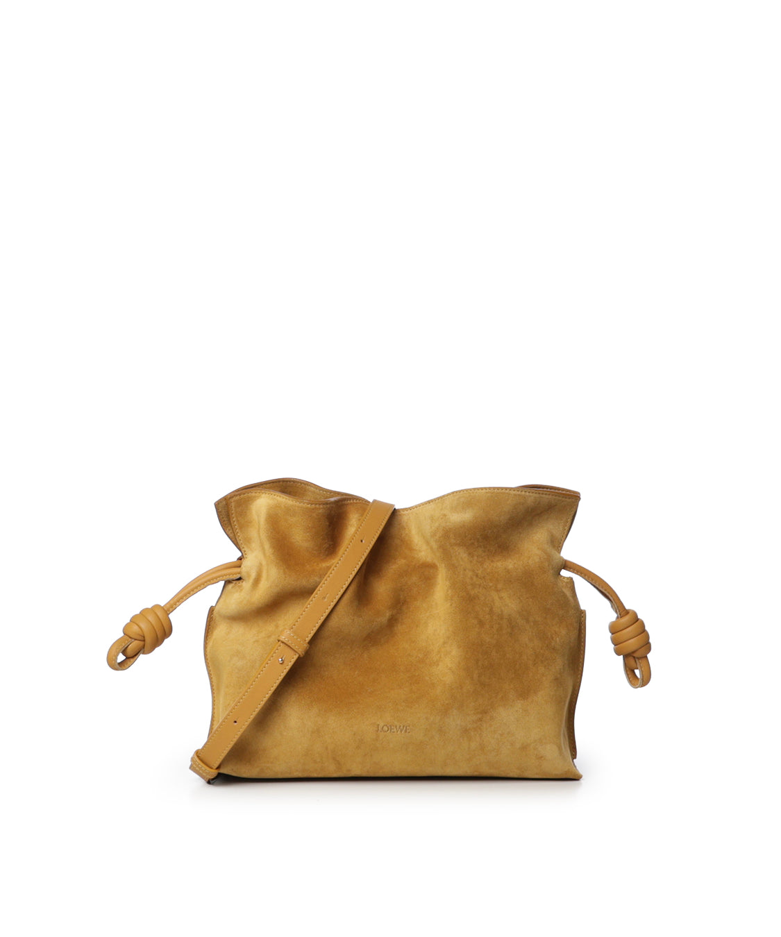 Borsa Flamenco Clutch media in pelle scamosciata A411FC1XFO 3918 LOEWE 