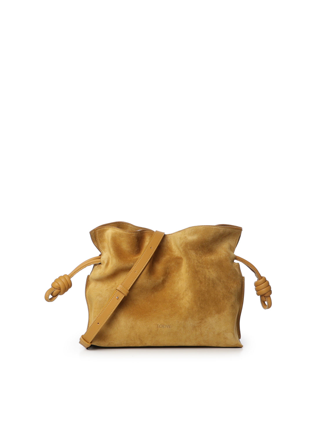 Borsa Flamenco Clutch media in pelle scamosciata A411FC1XFO 3918 LOEWE 