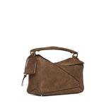 Borsa Featherlight Puzzle piccola in nabuk A510PLSX03 6423 LOEWE 