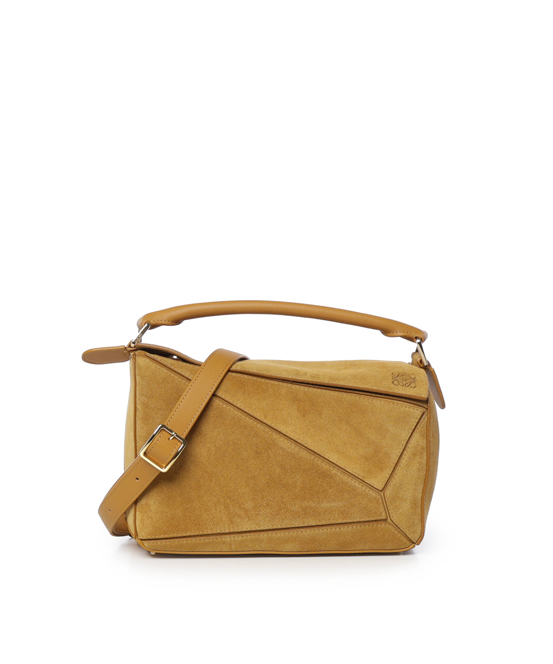 Borsa Featherlight Puzzle piccola in suede A510PLSX20 3818 LOEWE 