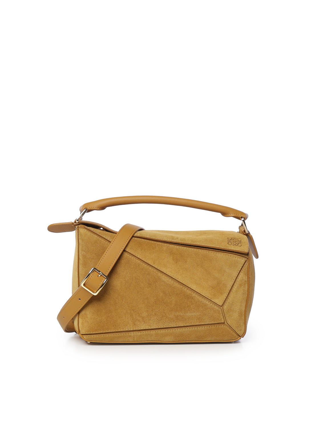 Borsa Featherlight Puzzle piccola in suede A510PLSX20 3818 LOEWE 