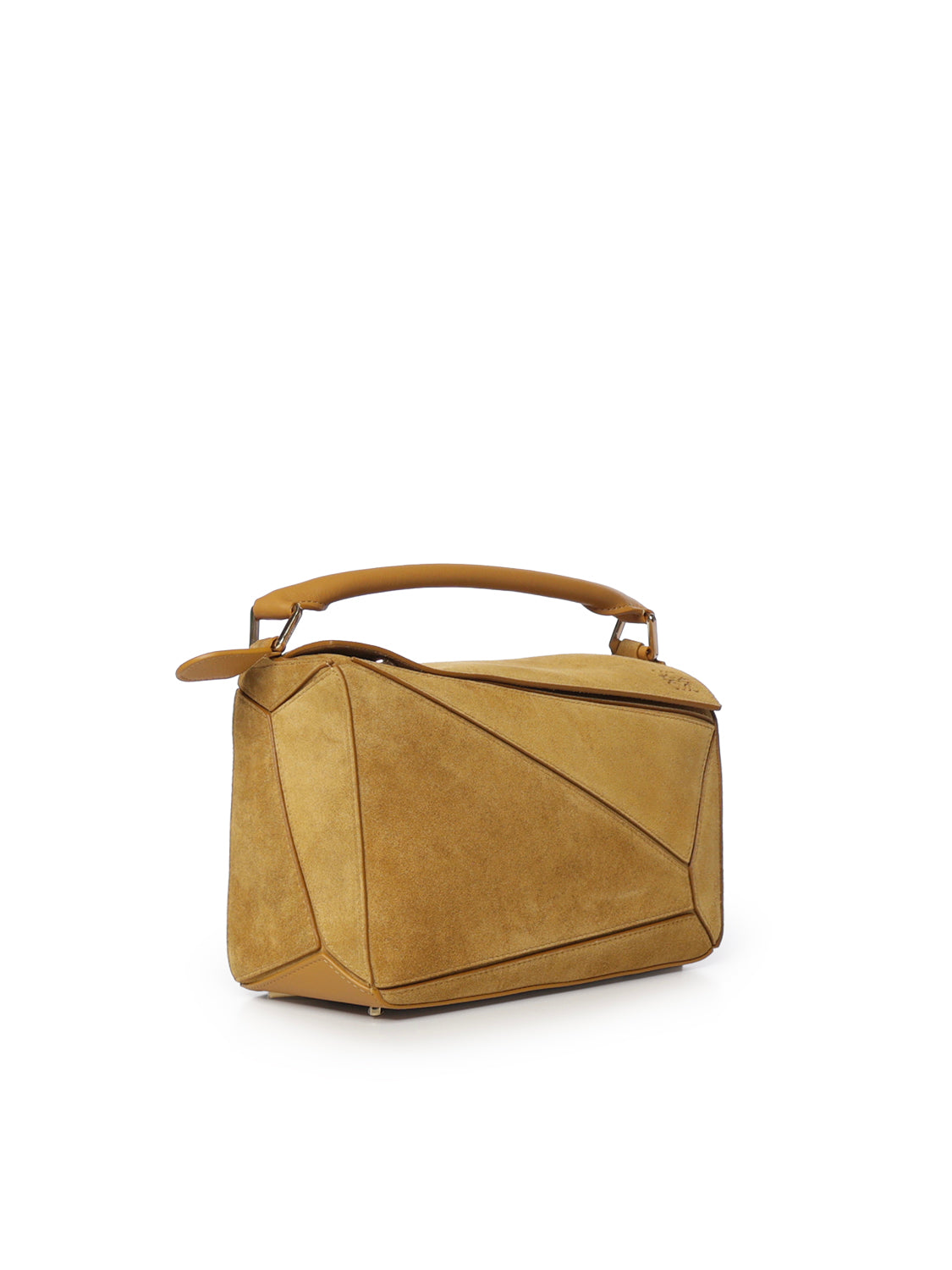 Borsa Featherlight Puzzle piccola in suede A510PLSX20 3818 LOEWE 