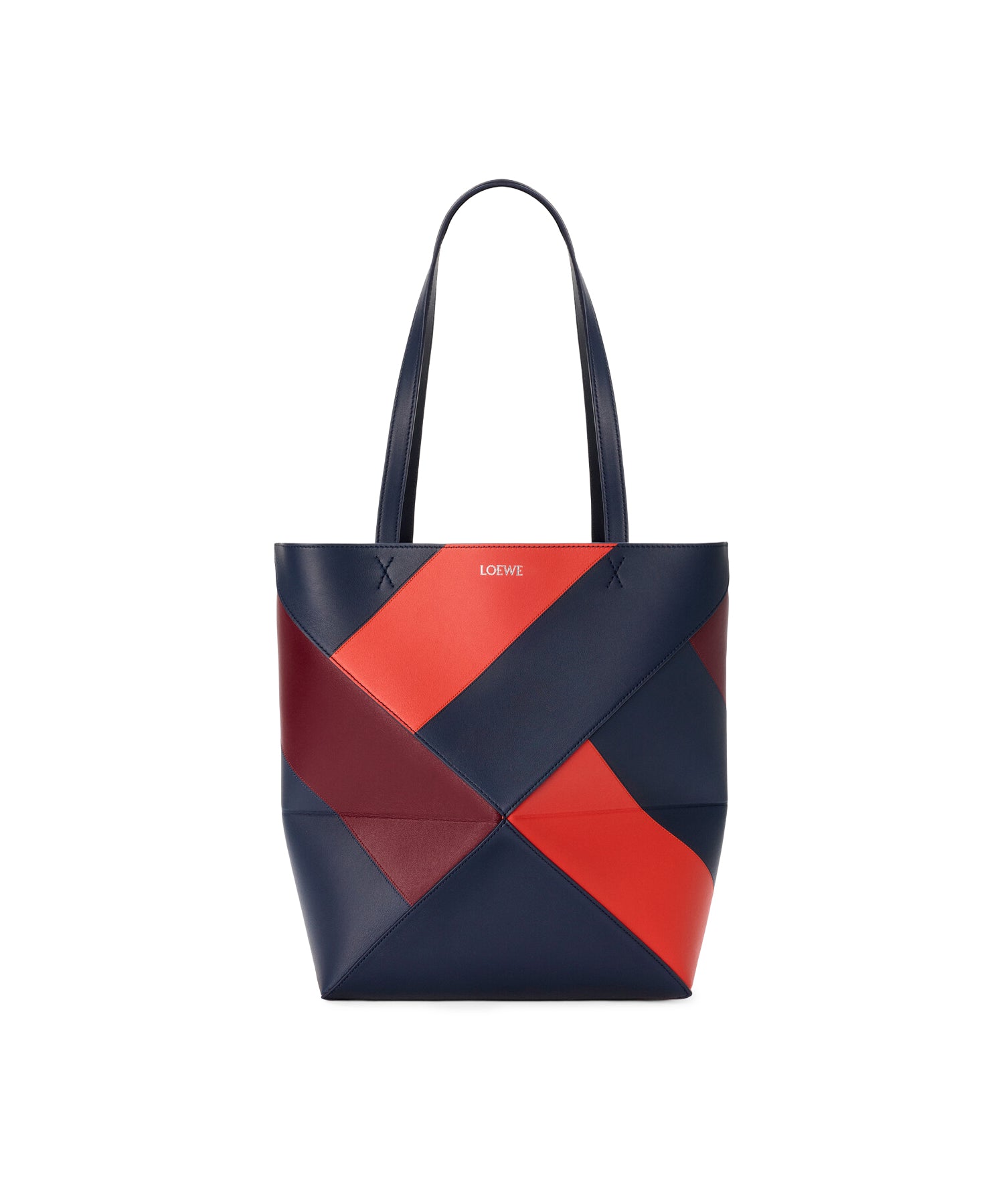 Borsa Puzzle Fold Tote media in pelle di vitello<BR/> A779G50XA6 0223 LOEWE 