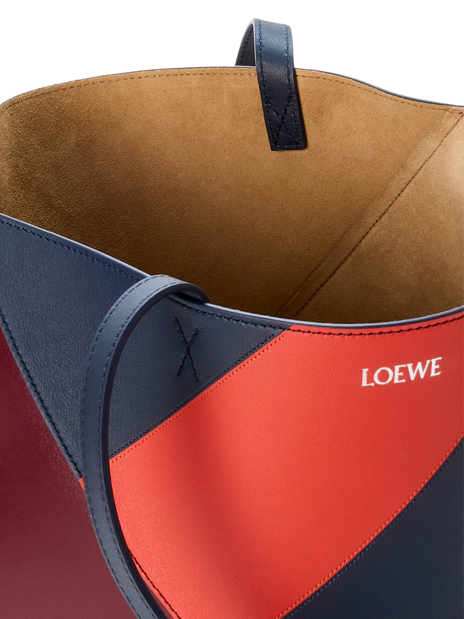 Borsa Puzzle Fold Tote media in pelle di vitello<BR/> A779G50XA6 0223 LOEWE 