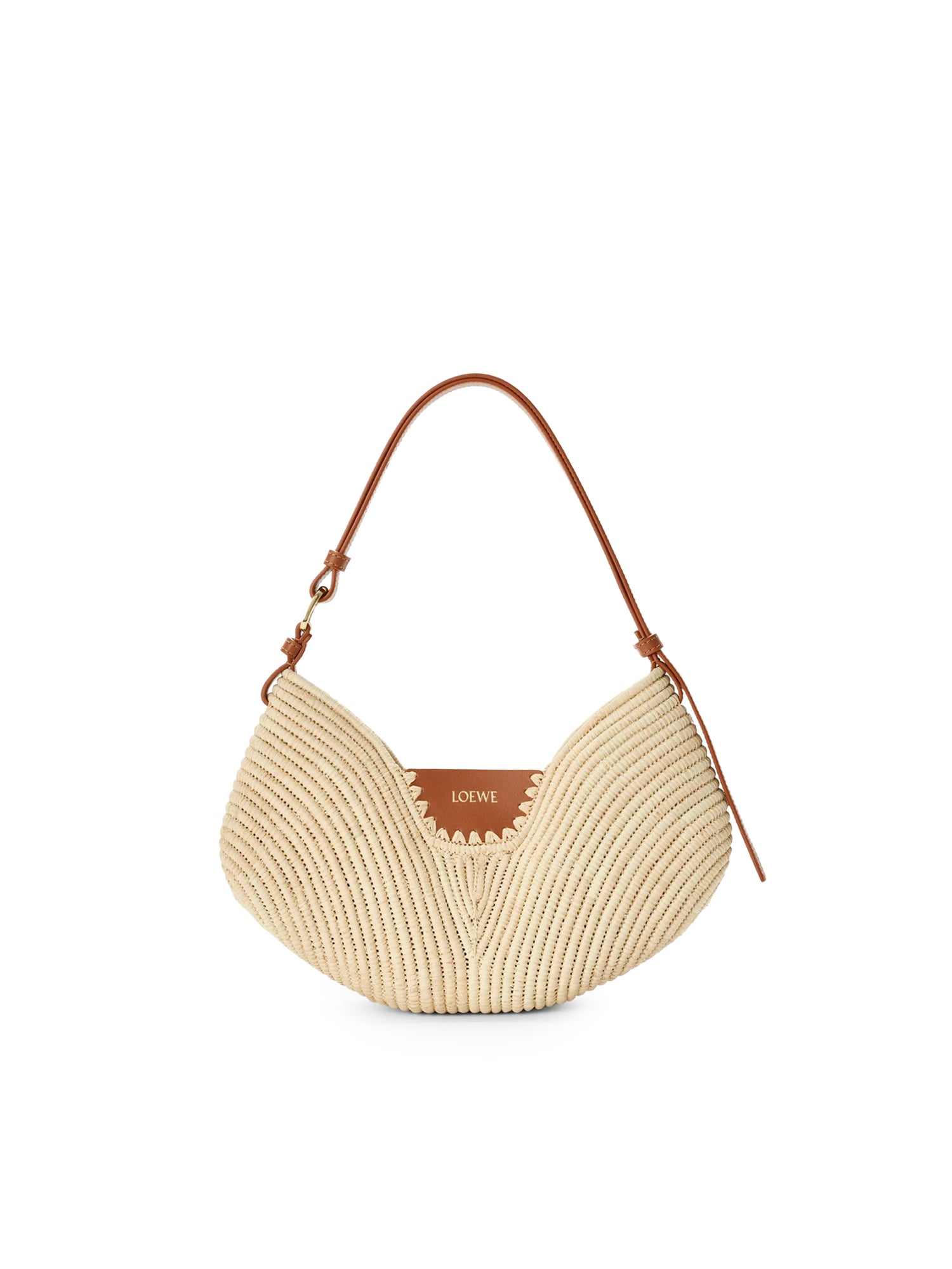 Borsa Loewe Swing media in rafia e pelle ASWISWSX08 2435 LOEWE 