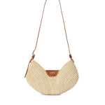Borsa Loewe Swing media in rafia e pelle ASWISWSX08 2435 LOEWE 