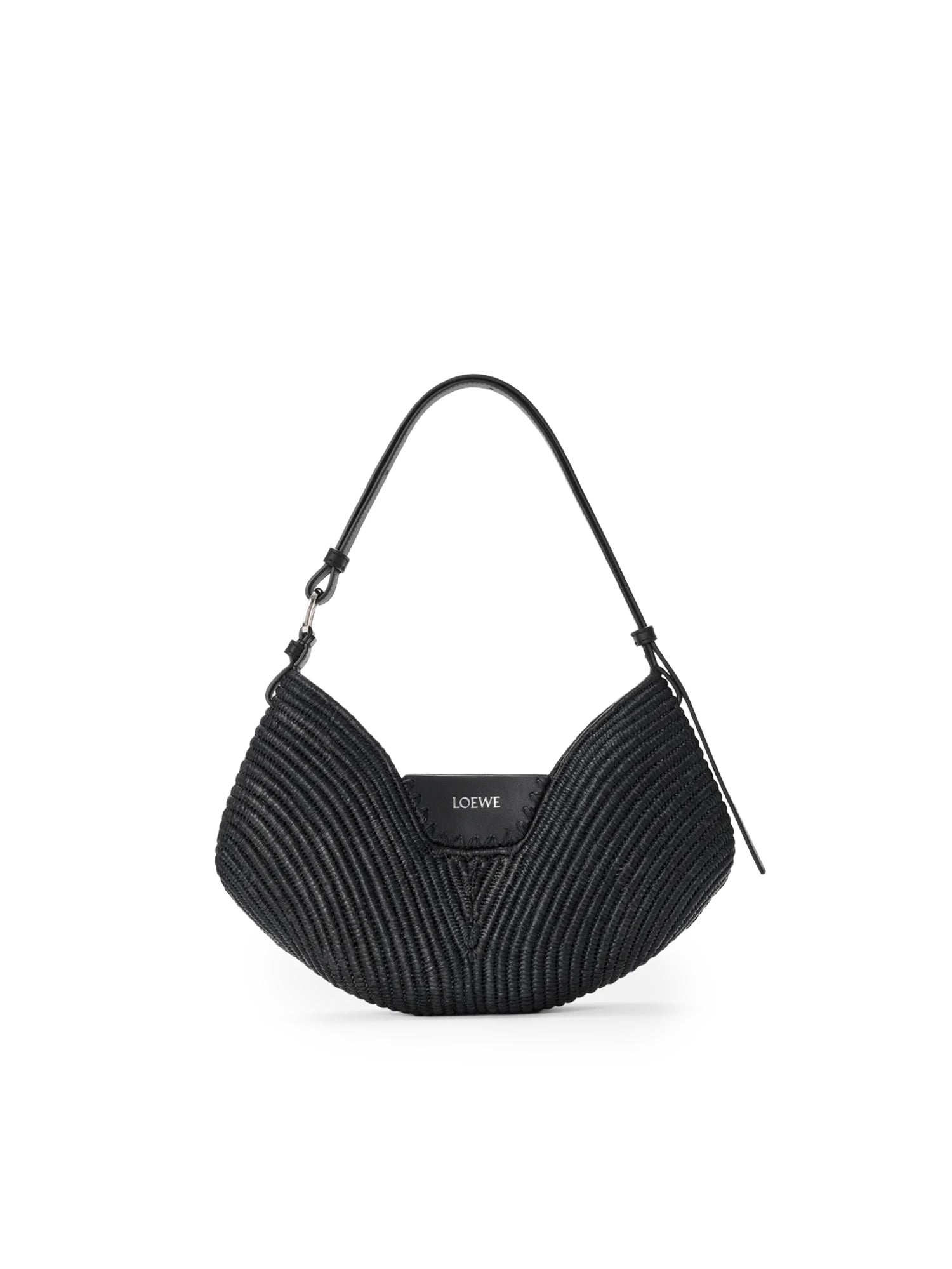 Borsa Loewe Swing media in rafia e pelle ASWISWSX09 1100 LOEWE 